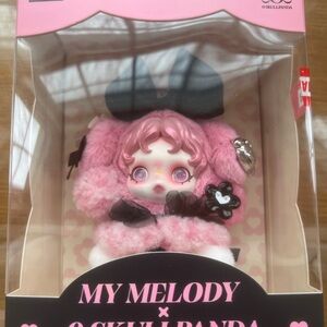 My Melody x Skullpanda Pink Plush Figure